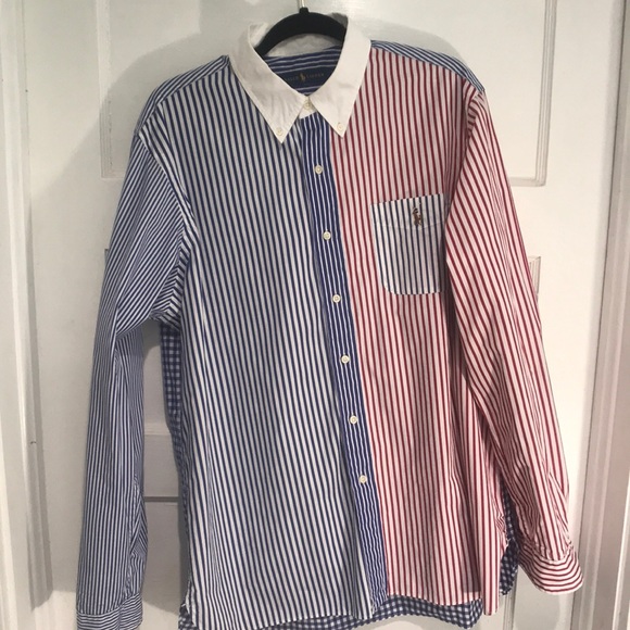 Ralph Lauren Button up Polo Patriotic USA